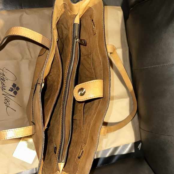 Make Offer! Patricia Nash Kemble Biscuit Tooled Tote Shoulder Bag Tassels - Picture 6 of 8